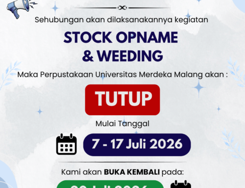 PENGUMUMAN STOCK OPNAME DAN WEEDING